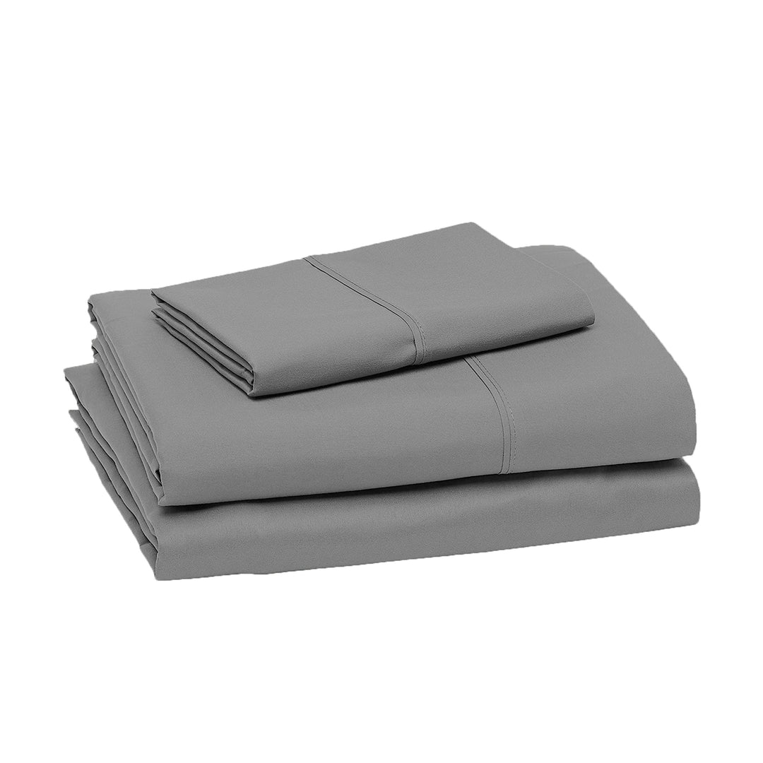 Soft Sewn Bed Sheet (Twin) - Fully Garterized, Silky Soft Microfiber