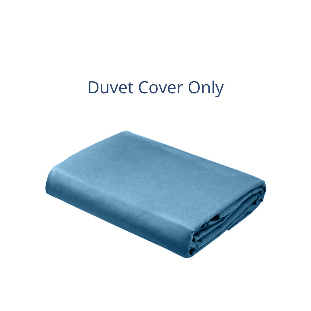 Soft Sewn Duvet Cover Set (Full) - Zipper Closure, Silky Soft Microfiber