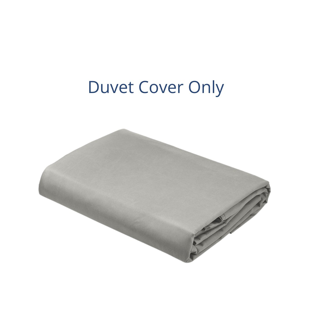 Soft Sewn Duvet Cover Set (Full) - Zipper Closure, Silky Soft Microfiber