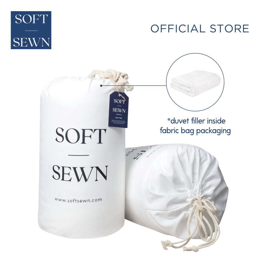 Soft Sewn Duvet Filler Only (Twin, Full, Queen, King) - Hypoallergenic, Down Alternative Microfiber, All Season Comfort