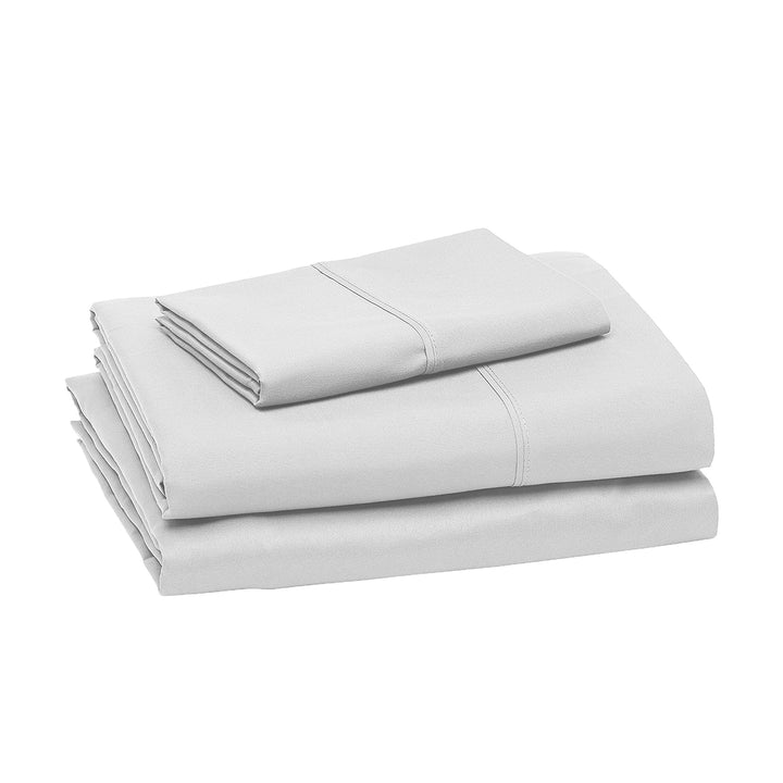 Soft Sewn Bed Sheet (Twin) - Fully Garterized, Silky Soft Microfiber