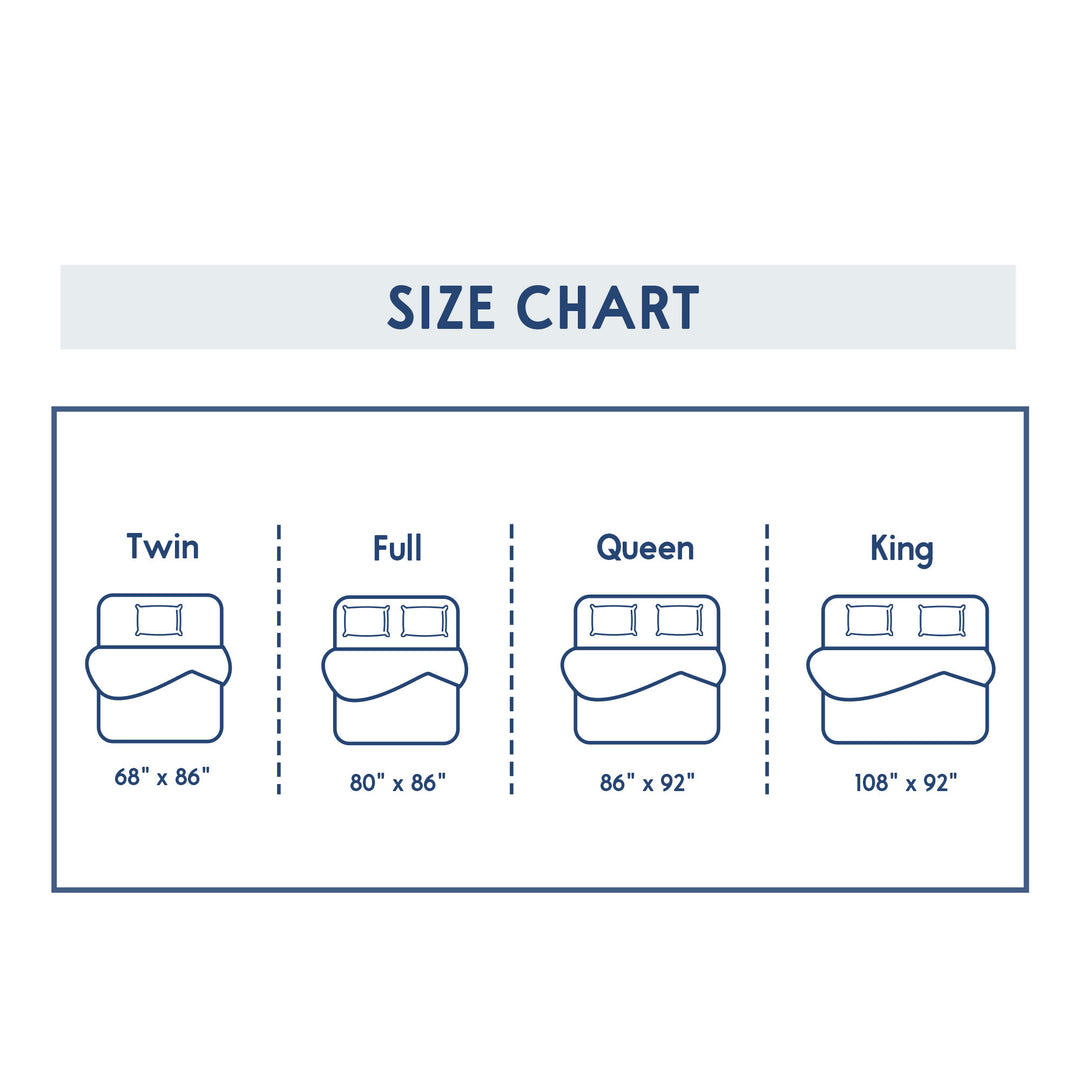 Soft Sewn Duvet Filler Set (King) - Zipper Closure, Silky Soft Microfiber